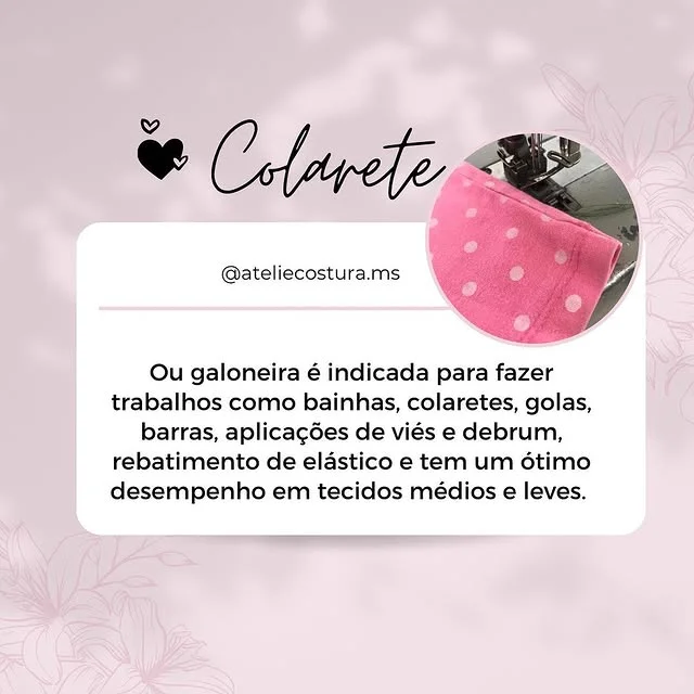 Trabalho de costura - Galoneira